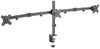Supporto da Scrivania per 3 Monitor 13-27'' con Morsetto