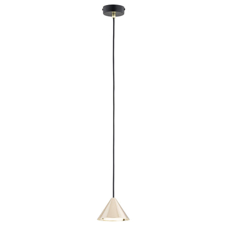 Sospensione Minimal Elit 1 Luce In Acciaio Nero