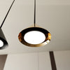 Sospensione Minimal Elit 4 Luci In Acciaio Nero