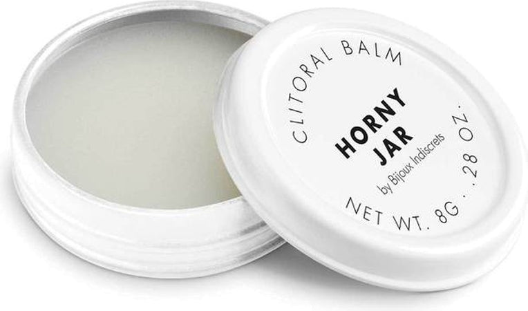 Olio massaggio balsamo donna clitoride Horny Jar Sandalo