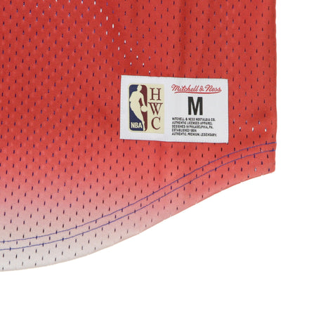 MITCHELL &amp; NESS Casacca Uomo Nba Game Winning Shot Mesh V-neck Phi76e Original Team Colors da uomo
