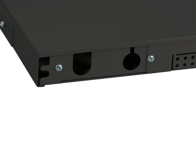 Cassetto Ottico 19'' con 12 bussole LC Duplex Multimodale OM3 Nero