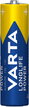 Blister 4 Batterie 1.5V Longlife Power Alcalina Stilo AA
