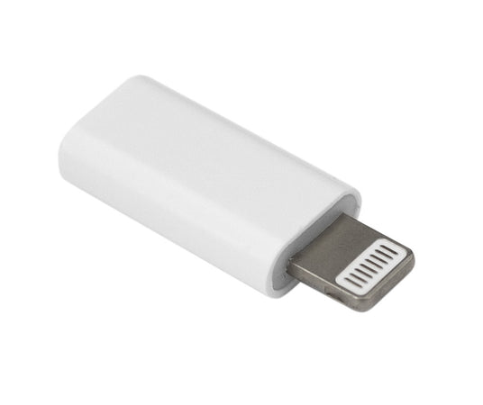 Mini Adattatore Ricarica Sincronizzazione USB-C&trade a Lightning&reg Bianco