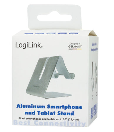 Supporto in Alluminio per Smartphone e Tablet Universale Silver