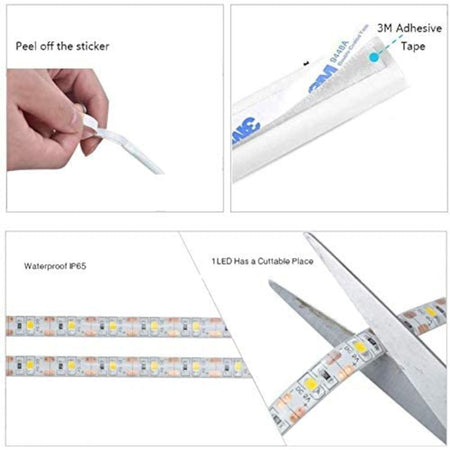 Striscia LED da 1m con Sensore di Movimento per la Camera o la Cucina