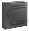 Armadio 19'' a muro a basso profilo con montanti orizzontali 4U e verticali 2U