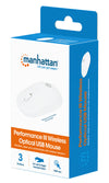 Mouse Ottico USB Wireless Performance III Bianco