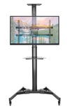 Supporto da Pavimento con Mensola TV/LED/LCD 37''-70'' Nero