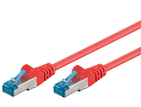Cavo di Rete Patch in Rame Cat. 6A S/FTP LSZH 2 m Rosso