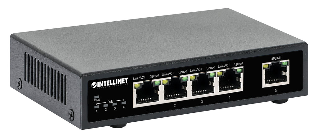 Ethernet Switch Gigabit PoE+ 5 porte