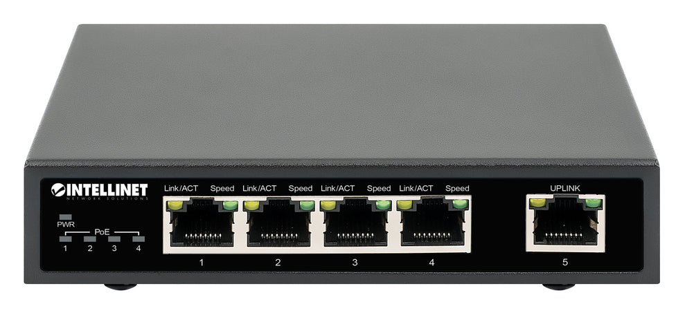 Ethernet Switch Gigabit PoE+ 5 porte