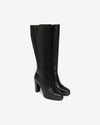 Nero Giardini stivali donna in pelle nero I514610D100