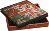 Biscottini Pouf contenitore richiudibile in ecopelle UK Praticissimo 32x32x32 realizzato