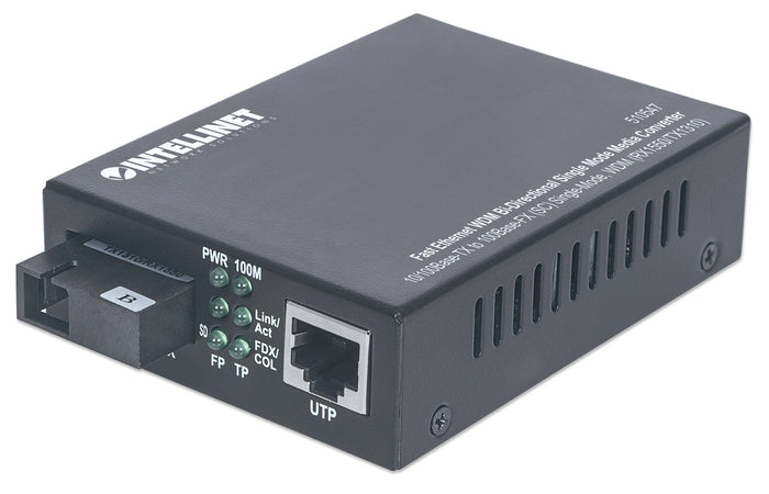 Convertitore per Supporti WDM RX1550/TX1310 Fast Ethernet Fibra