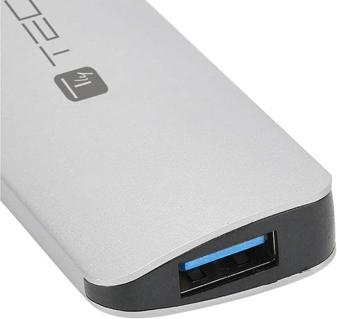 Hub USB-C&trade SuperSpeed 4 Porte USB3.0 con PD, Alluminio