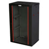 Armadio Rack 19'' a muro 20 unità sezione unica prof. 600mm Nero