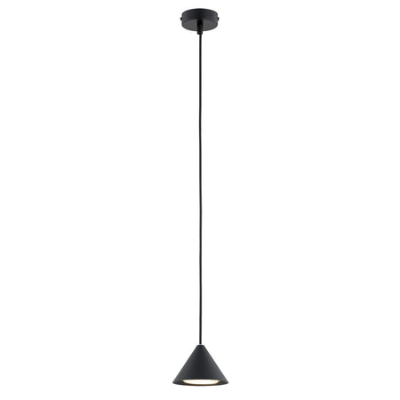 Sospensione Minimal Elit 1 Luce In Acciaio Oro
