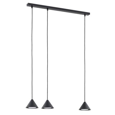 Sospensione Minimal Elit 3 Luci In Acciaio Oro