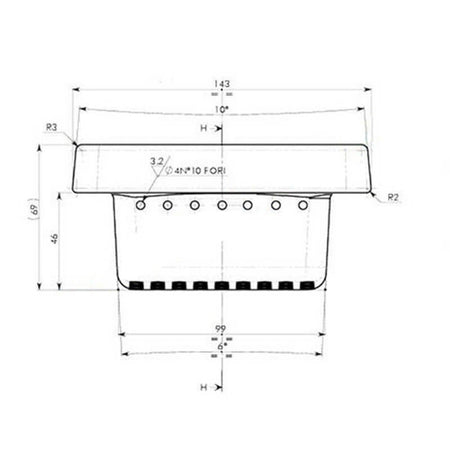 Assieme cestello braciere per stufe a pellet 100-07-001N