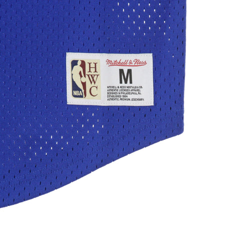 MITCHELL &amp; NESS Casacca Uomo Nba Championship Game Mesh V-neck Phi76e Original Team Colors da uomo