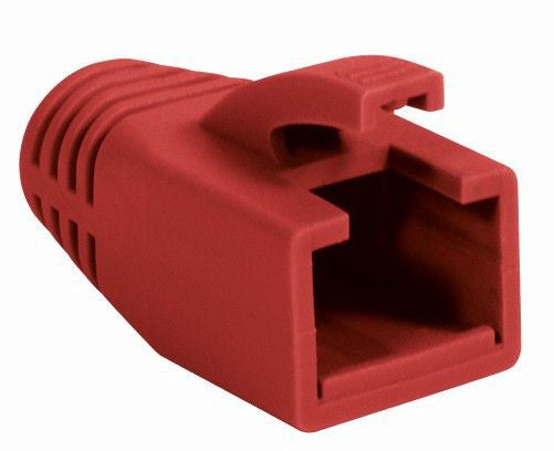 Copriconnettore per Plug RJ45 Cat.6 8mm Rosso