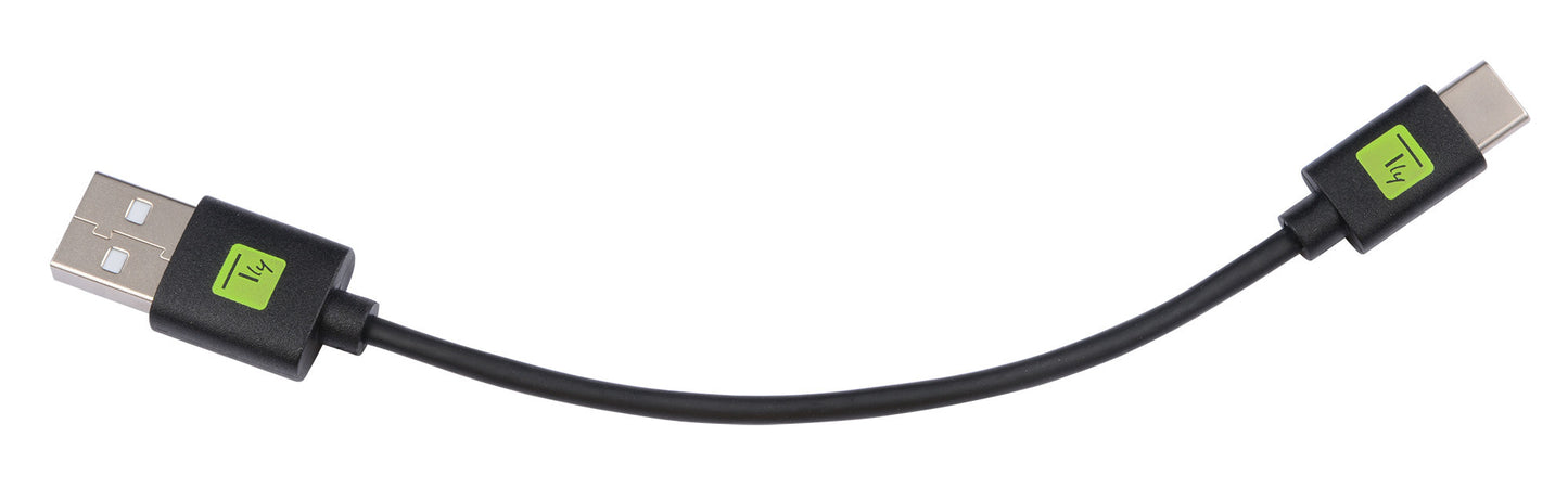 Cavo USB A Maschio 2.0 / USB-C&trade Maschio 0,1m Nero