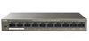 Switch Desktop 8 porte 10/100M PoE 63W TEF1110P-8-63W