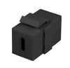 Connettore Keystone USB-C&trade F/F 17,2 mm Nero