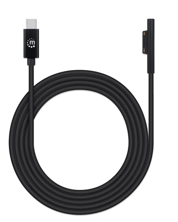 Cavo di ricarica da USB-C&trade a Surface&reg Connect 1,8m Nero