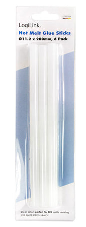 6 Stick colla 11.2 mm x 200 mm per pistola a caldo