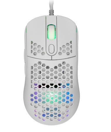 Gaming Mouse Galahad RGB 6400 6D dpi bianco