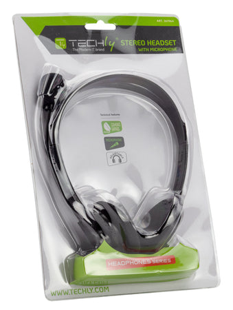 Cuffia Stereo con Microfono e Controllo Volume