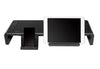 Supporto Monitor Smartphone Tablet Regolabile 420 - 520 mm Nero