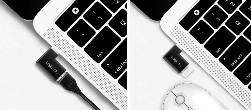 Adattatore USB 3.2 Gen.1 USB-C&trade Maschio/A Femmina 90&deg