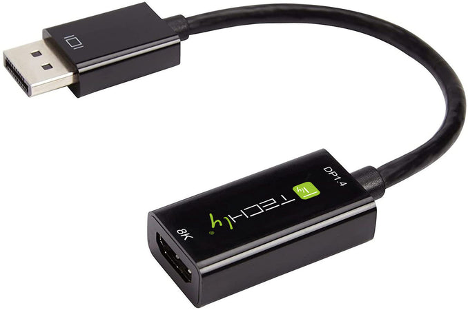 Adattatore DisplayPort 1.4 a HDMI 8K Attivo nero