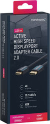 Cavo adattatore DisplayPort/HDMI 2m Alta Qualità