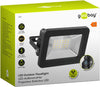 Faretto LED da Esterno IP65 20W Nero