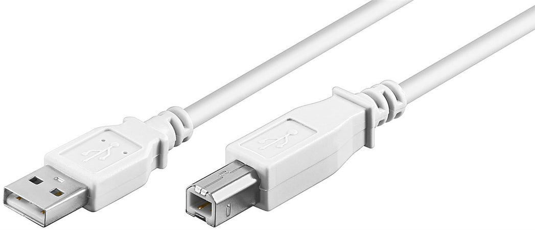 Cavo USB 2.0 A maschio/B maschio 1m Bianco