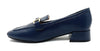 Francesco Milano mocassini donna in pelle blu navy D05-12A