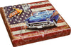 Biscottini Pouf contenitore richiudibile in ecopelle America Praticissimo 32x32x32