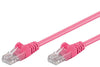 Cavo di rete Patch CCA Cat. 5e Rosa UTP 2m