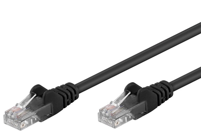 Cavo di rete Patch CCA Cat. 5e Nero UTP 10m