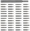 Set Astuccio in Alluminio Cacciavite di Precisione a 48 Punte Intercambiabili