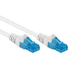 Cavo di rete Patch in Rame Cat. 6A Bianco U/UTP 0.5 m