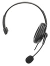 Cuffia Mono USB con Microfono Reversibile Cavo 2m