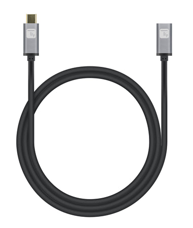 Cavo prolunga USB 3.2 Gen 2 USB-C&trade M/F 1m Nero