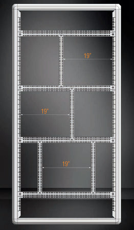 Barre di Supporto Verticali per Armadi Rack 19'' Serie Evolution