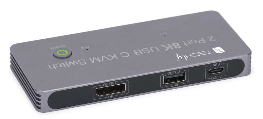 Switch KVM USB-C&trade 8K DisplayPort 1.4 2xUSB-C&trade 3xUSB 2.0