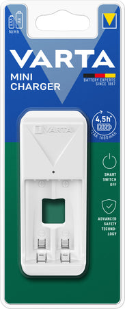 Caricabatterie Mini Charger per 2 Pile Stilo Ministilo AA/AAA